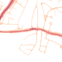 Daytime road noise heatmap for BN6 8AT