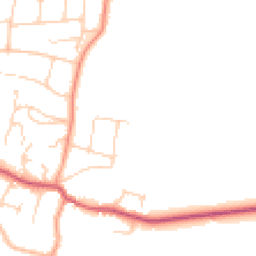 Daytime road noise heatmap for BN6 8BJ