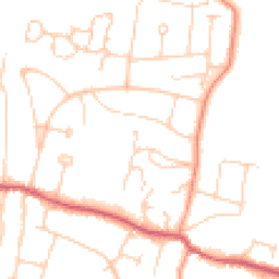 Daytime road noise heatmap for BN6 8BU