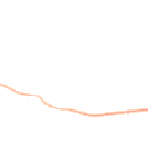 Night-time road noise heatmap for BN6 8BW