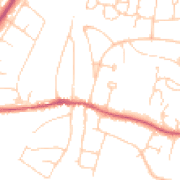 Daytime road noise heatmap for BN6 8DA