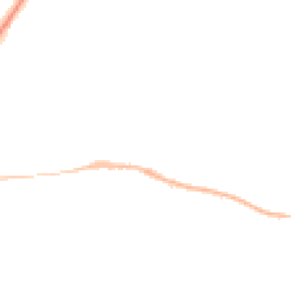 Night-time road noise heatmap for BN6 8DA