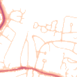 Daytime road noise heatmap for BN6 8DF