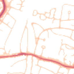 Daytime road noise heatmap for BN6 8DN