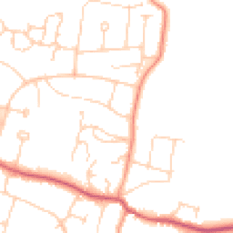 Daytime road noise heatmap for BN6 8DR