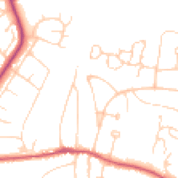 Daytime road noise heatmap for BN6 8DY