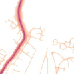 Daytime road noise heatmap for BN6 8EA