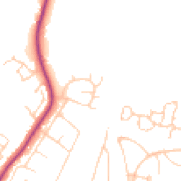 Daytime road noise heatmap for BN6 8EB