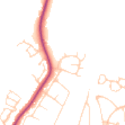 Daytime road noise heatmap for BN6 8EE