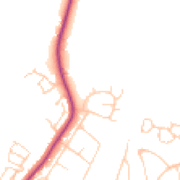 Daytime road noise heatmap for BN6 8EF