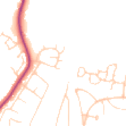 Daytime road noise heatmap for BN6 8EQ