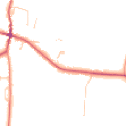 Daytime road noise heatmap for BN6 8FB