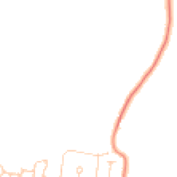 Daytime road noise heatmap for BN6 8FS