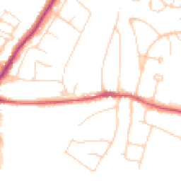 Daytime road noise heatmap for BN6 8HN