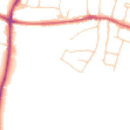 Daytime road noise heatmap for BN6 8HP