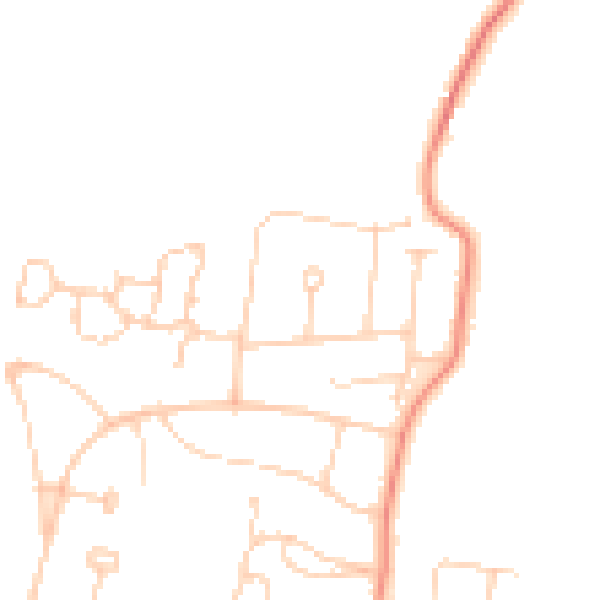Daytime road noise heatmap for BN6 8NB