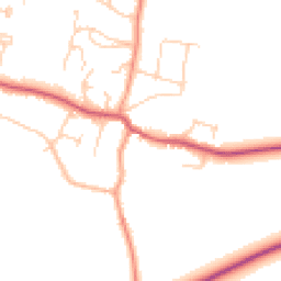 Daytime road noise heatmap for BN6 8QT