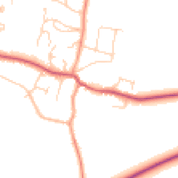 Daytime road noise heatmap for BN6 8QX