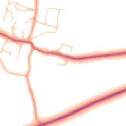 Daytime road noise heatmap for BN6 8RE
