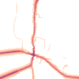Daytime road noise heatmap for BN6 8ST