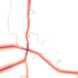 Daytime road noise heatmap for BN6 8SU