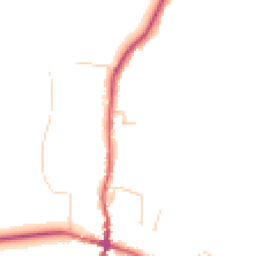 Daytime road noise heatmap for BN6 8TG