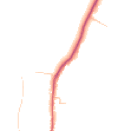 Daytime road noise heatmap for BN6 8TJ