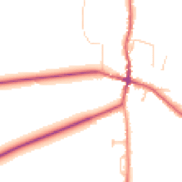 Daytime road noise heatmap for BN6 8TR