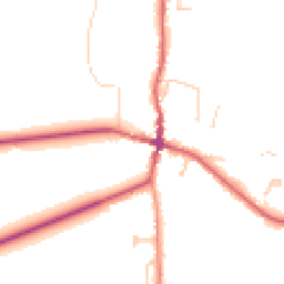 Daytime road noise heatmap for BN6 8TS