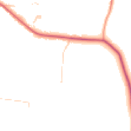 Daytime road noise heatmap for BN6 8UD