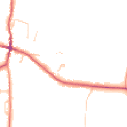 Daytime road noise heatmap for BN6 8UE