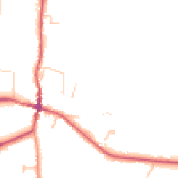 Daytime road noise heatmap for BN6 8UG