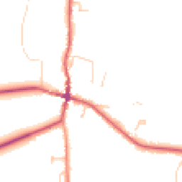 Daytime road noise heatmap for BN6 8UJ