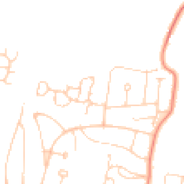 Daytime road noise heatmap for BN6 8YF