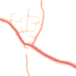 Daytime road noise heatmap for BN6 9AB