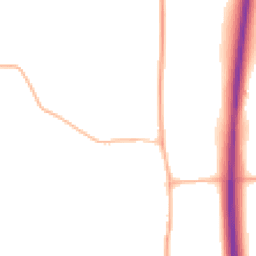 Night-time road noise heatmap for BN6 9DB