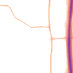 Night-time road noise heatmap for BN6 9DL
