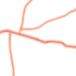 Daytime road noise heatmap for BN6 9DS