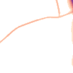 Night-time road noise heatmap for BN6 9ED