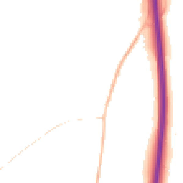 Night-time road noise heatmap for BN6 9EH