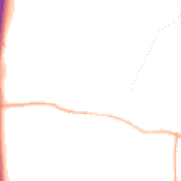 Night-time road noise heatmap for BN6 9FD