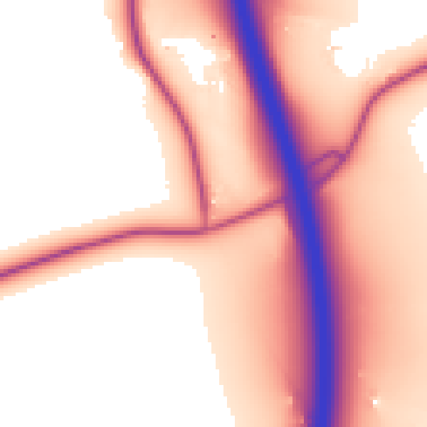 Daytime road noise heatmap for BN6 9FT
