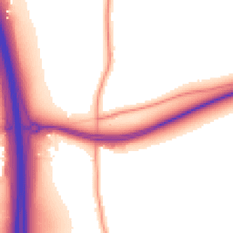 Daytime road noise heatmap for BN6 9HE