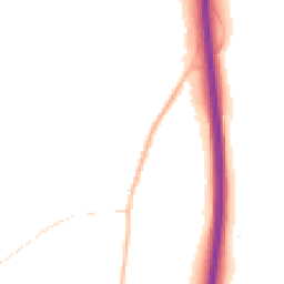 Night-time road noise heatmap for BN6 9HT
