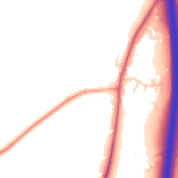 Daytime road noise heatmap for BN6 9JG