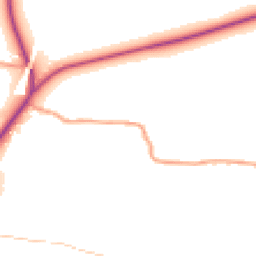Daytime road noise heatmap for BN6 9PJ