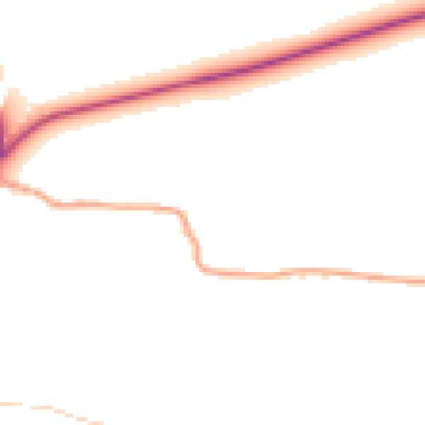 Daytime road noise heatmap for BN6 9PN