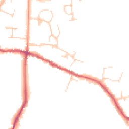 Daytime road noise heatmap for BN6 9PW