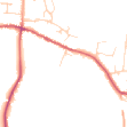 Daytime road noise heatmap for BN6 9QB