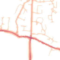 Daytime road noise heatmap for BN6 9RX